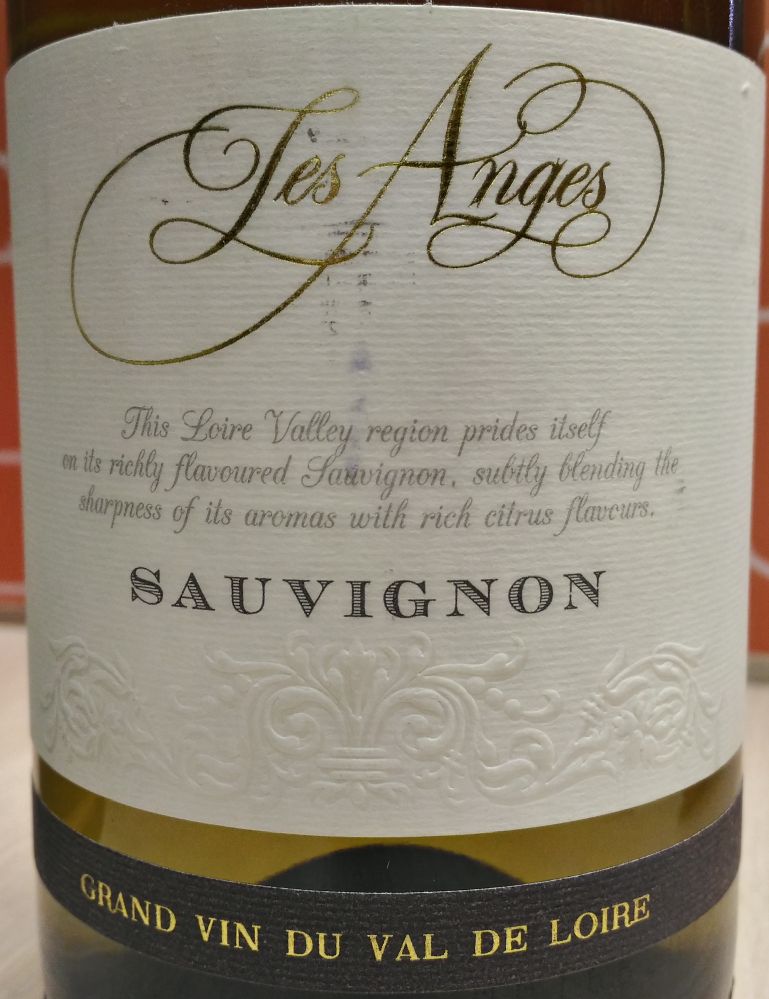 Les Caves de la Loire Les Anges Sauvignon Blanc Val de Loire IGP 2016, Main, #6782