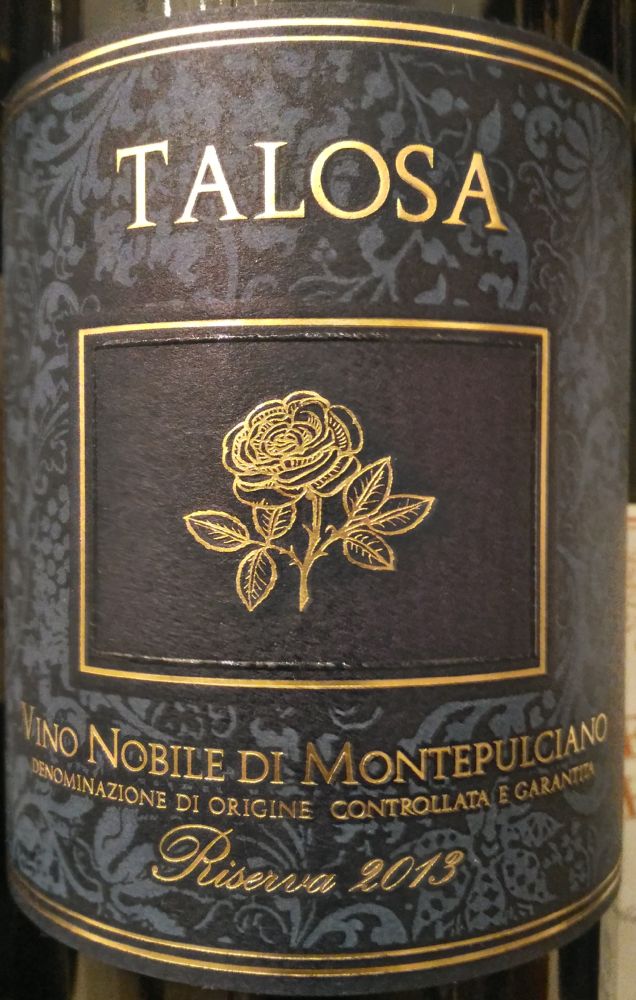 Fattoria Della Talosa Società Agricola a r.l. Vino Nobile di Montepulciano Riserva DOCG 2013, Main, #6879