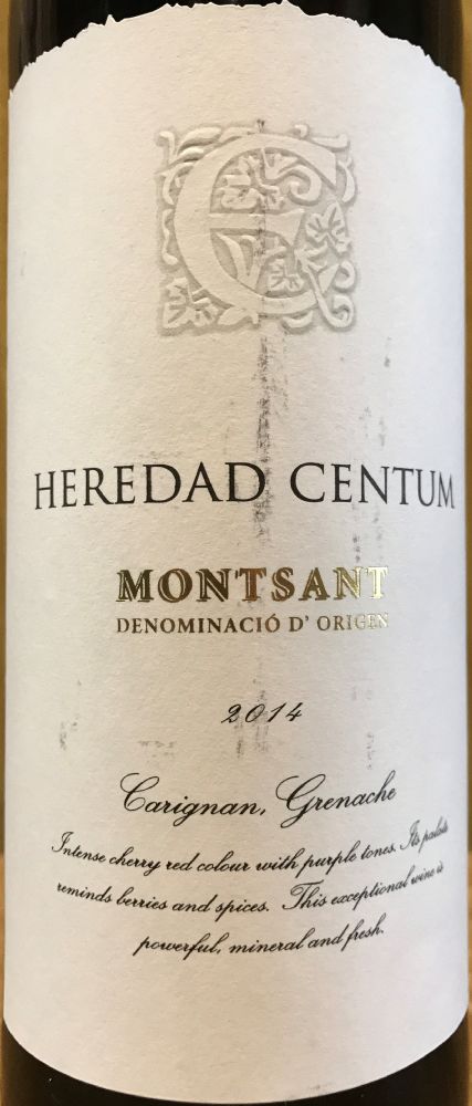 Bodegas Altza S.L. Heredad Centum Grenache Carignan DO Montsant 2014, Main, #6922