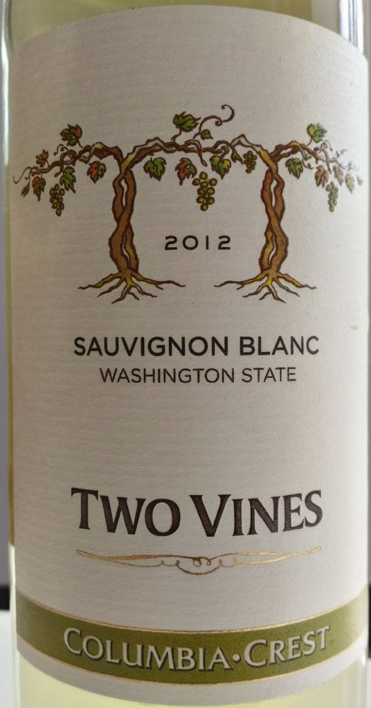Columbia Crest Winery Two Vines Sauvignon Blanc AVA Columbia Valley 2012, Main, #6991