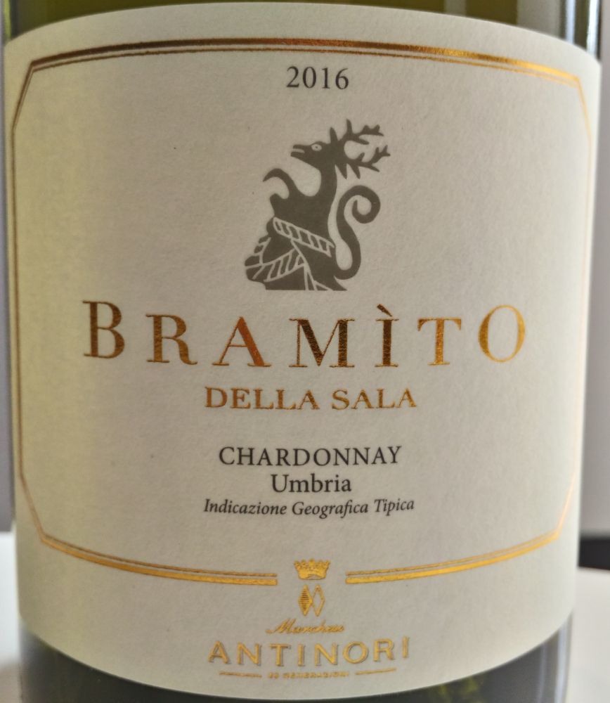Marchesi Antinori S.p.A. Castello della Sala Bramìto del Cervo Chardonnay Umbria IGT 2016, Main, #7003