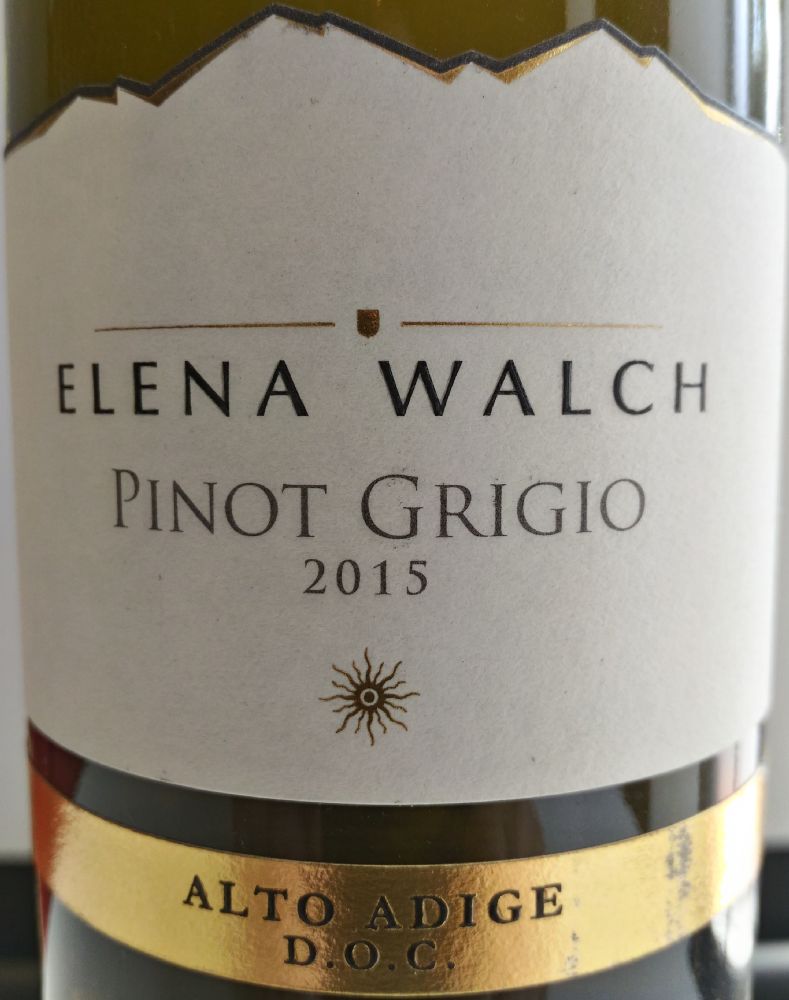 Elena Walch S.r.l. Pinot Grigio Alto Adige DOC 2015, Main, #7016