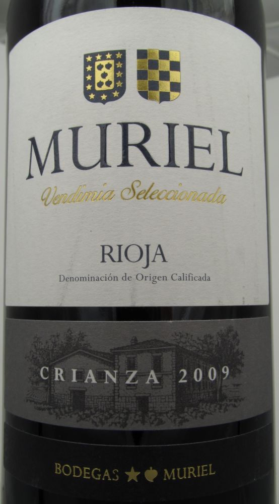 Bodega Muriel S.L. Crianza DOCa Rioja 2009, Front, #702