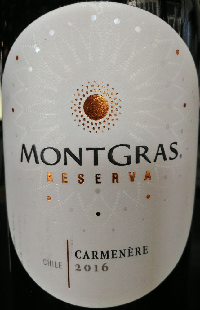 Viña MontGras S.A. Reserva Carménère 2016, Main, #7091