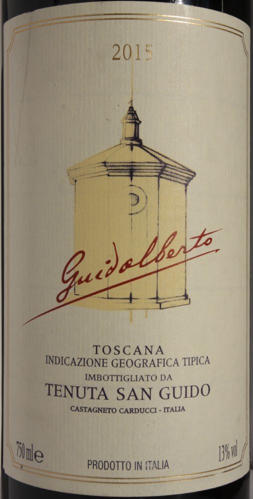 Tenuta San Guido Citai S.p.a. Guidalberto Toscana IGT 2015, Main, #7105