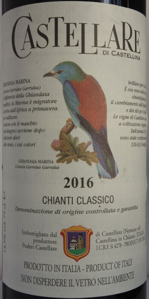 Nettuno S.r.l. Castellare di Castellina Chianti Classico DOCG 2016, Main, #7117
