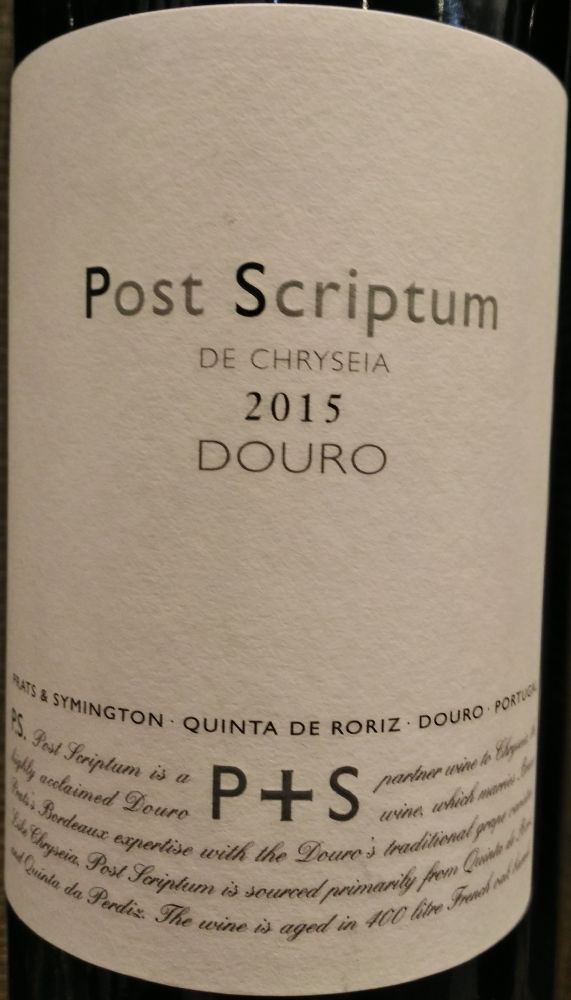 Prats & Symington Lda Post Scriptum de Chryseia DOP Douro 2015, Main, #7148