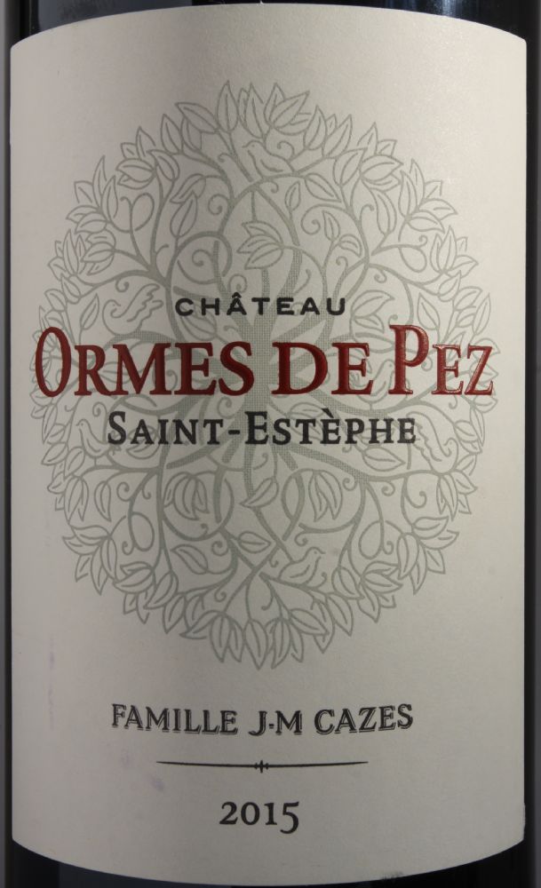 J.M. Cazes SAS Château Ormes de Pez Saint-Estèphe AOC/AOP 2015, Main, #7191