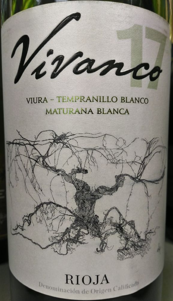 Bodegas Vivanco S.L. Viura Tempranillo blanco Maturana Blanca DOCa Rioja 2017, Main, #7225
