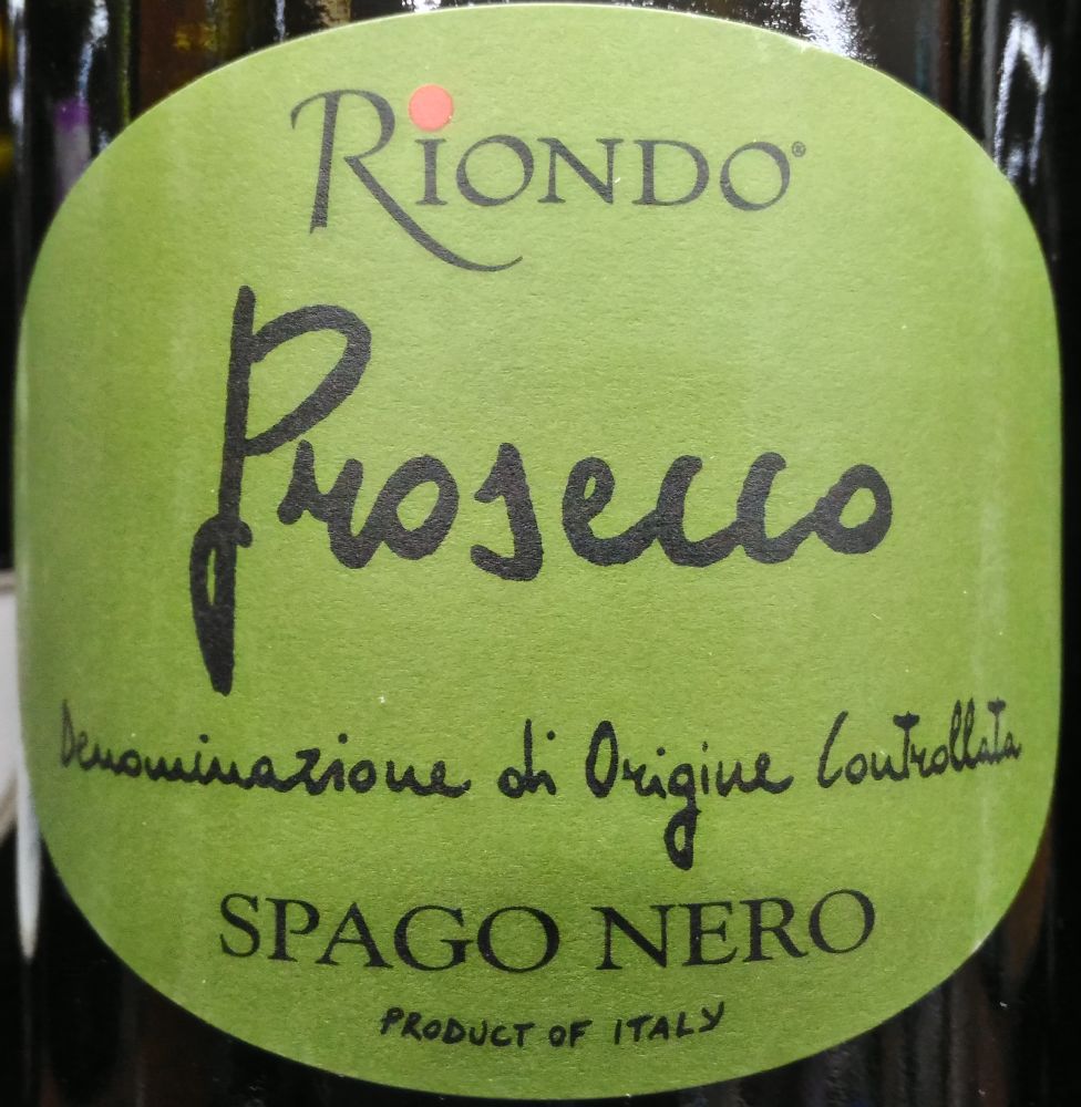 Cantine Riondo S.p.a. Spago Nero Prosecco DOC NV, Main, #7290