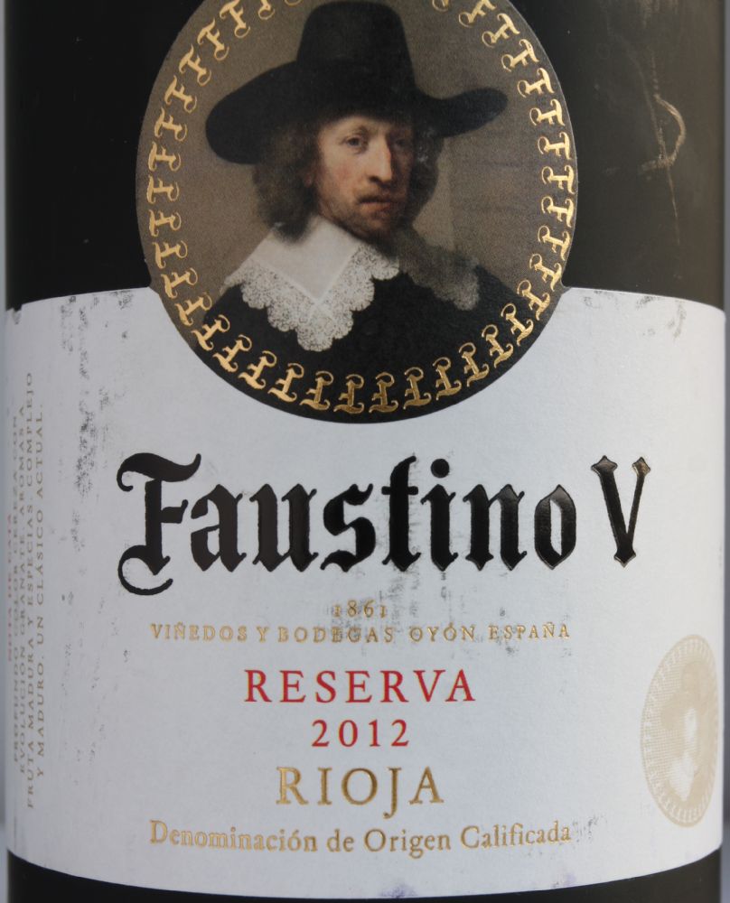 Bodegas Faustino S.L. Faustino V Reserva DOCa Rioja 2012, Main, #7306