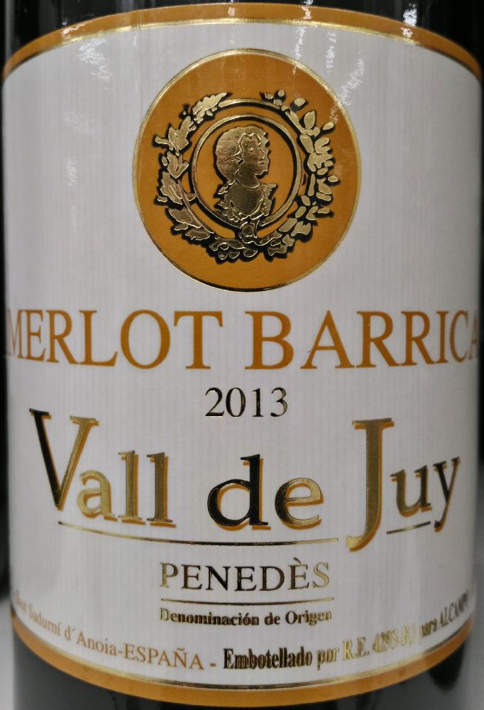 Covides S.c.c.l. Vall de Juy Barrica Merlot DO Penedés 2013, Main, #7348