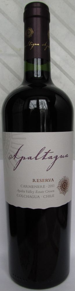 Viña Apaltagua Ltda Reserva Carménère 2011, Front, #738