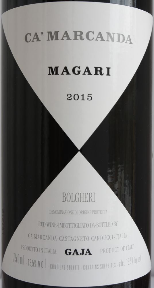 GAJA Societa Semplice Azienda Agricola Ca' Marcanda Magari Bolgheri DOC 2015, Main, #7462