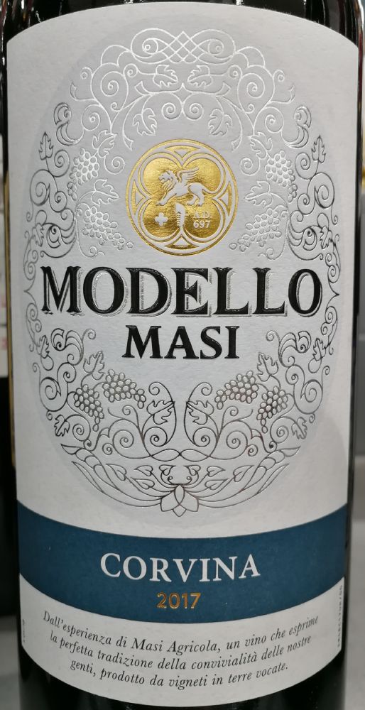 MASI Agricola S.p.A. Modello Corvina Veneto IGT 2017, Main, #7468