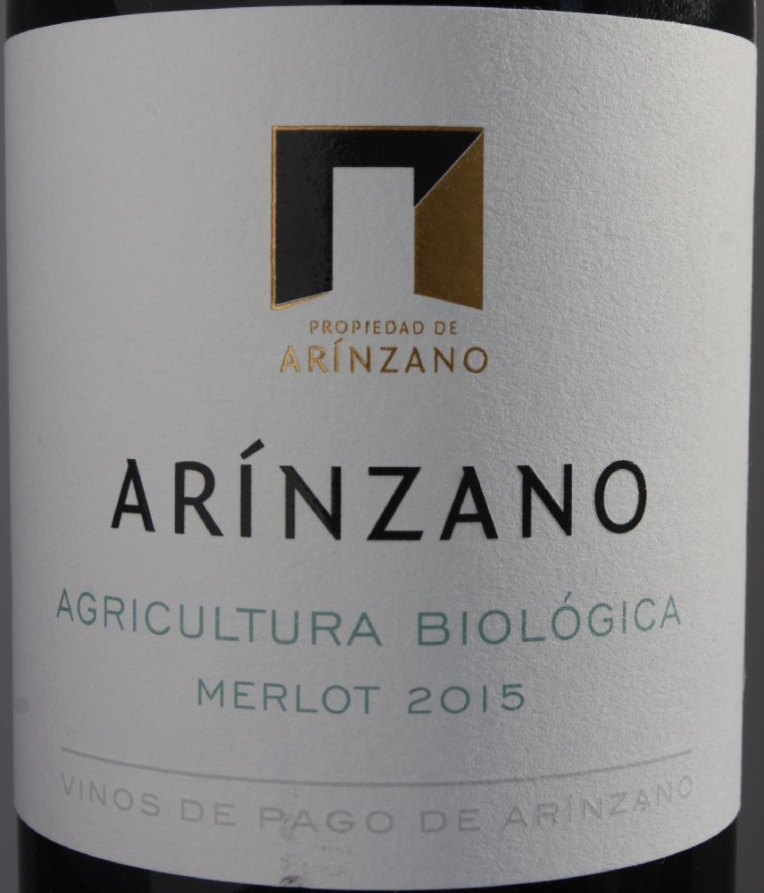 Propiedad de Arínzano S.L. Agricultura Biológica Merlot VP Pago de Arínzano 2015, Main, #7475
