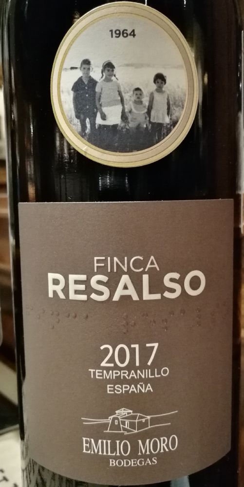 Bodegas Emilio Moro S.L. Finca Resalso DO Ribera del Duero 2017, Main, #7549
