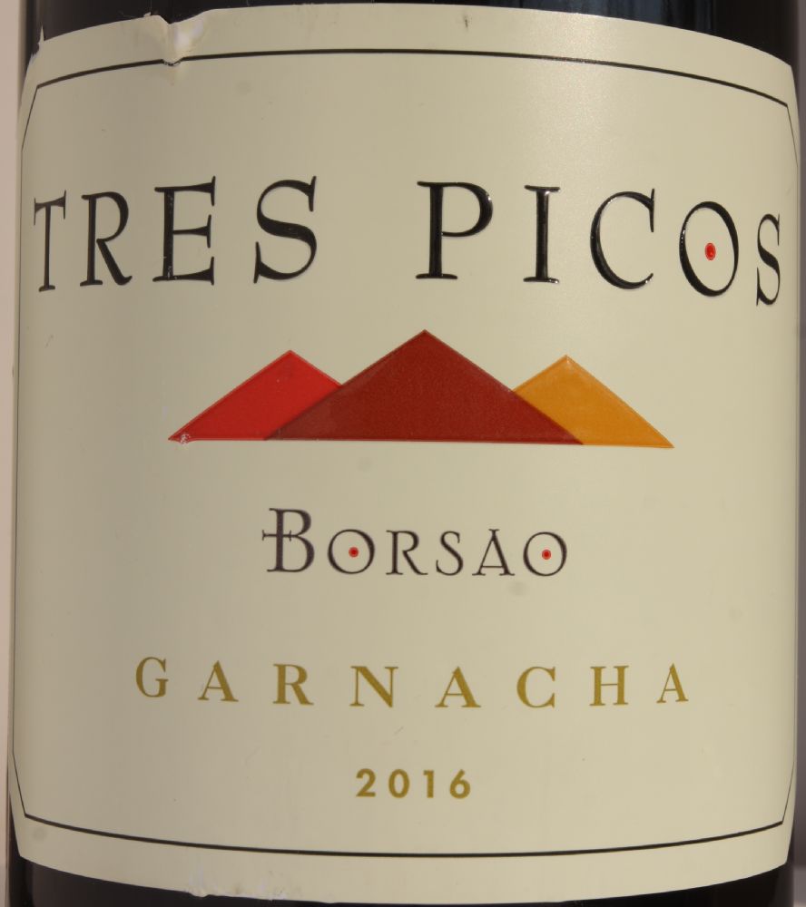 Bodegas Borsao S.A. Tres Picos Garnacha DO Campo de Borja 2016, Main, #7562