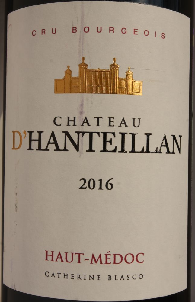 Château Hanteillan SAS Cru Bourgeois Château D'Hanteillan Haut-Médoc AOC/AOP 2016, Main, #7566
