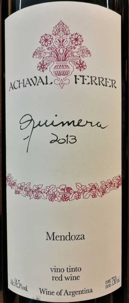 Achaval-Ferrer Winery Quimera 2013, Main, #7574