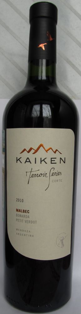 Kaiken S.A. Terroir Series Corte Malbec Bonarda Petit Verdot 2010, Front, #766