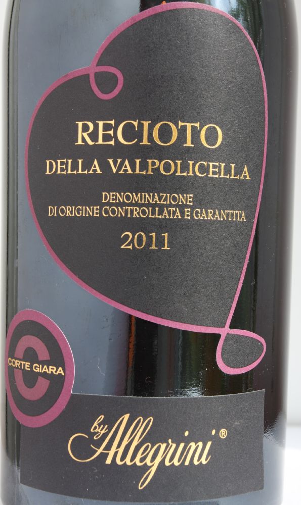 Corte Giara S.r.l. Allegrini Recioto della Valpolicella DOCG 2011, Main, #7672