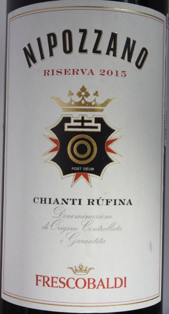 Marchesi de' Frescobaldi Srl NIPOZZANO Chianti Rufina Riserva DOCG 2015, Main, #7677