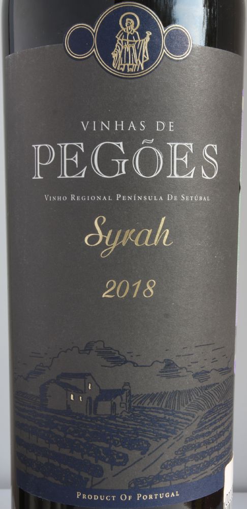 Cooperativa Agrícola Santo Isidro de Pegões CRL Vinhas de Pegões Syrah Vinho Regional Penísula de Setúbal 2018, Main, #7793