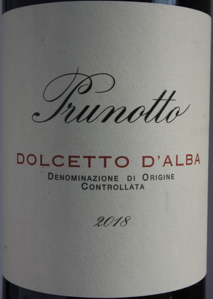 Prunotto S.r.l. Dolcetto d'Alba DOC 2018, Main, #7797