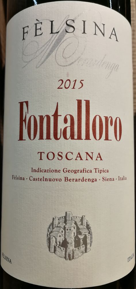 Felsina S.p.a. Fontalloro Toscana IGT 2015, Main, #7846