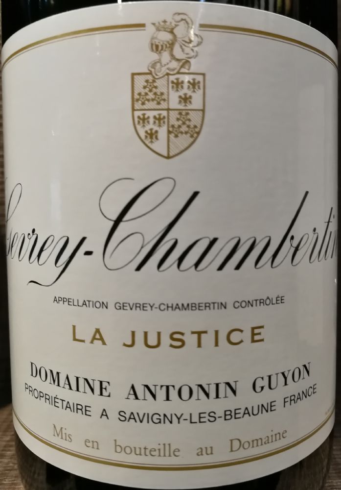 SC Domaine Antonin Guyon La Justice Gevrey-Chambertin AOC/AOP 2017, Main, #7854