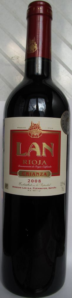 Bodegas LAN S.A. Crianza DOCa Rioja 2008, Front, #789