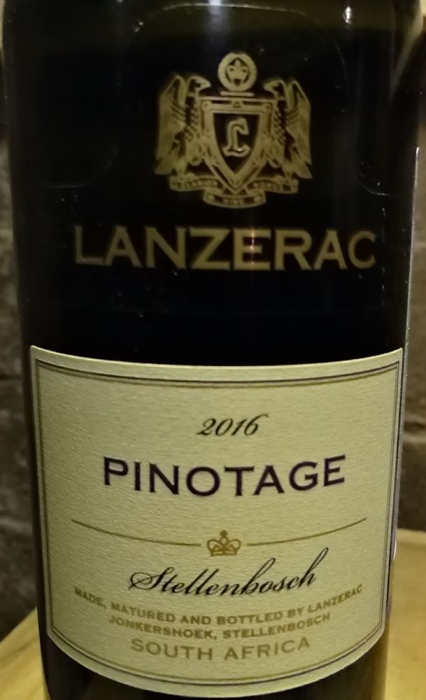 Lanzerac Wine Estate Pinotage 2016, Main, #7947