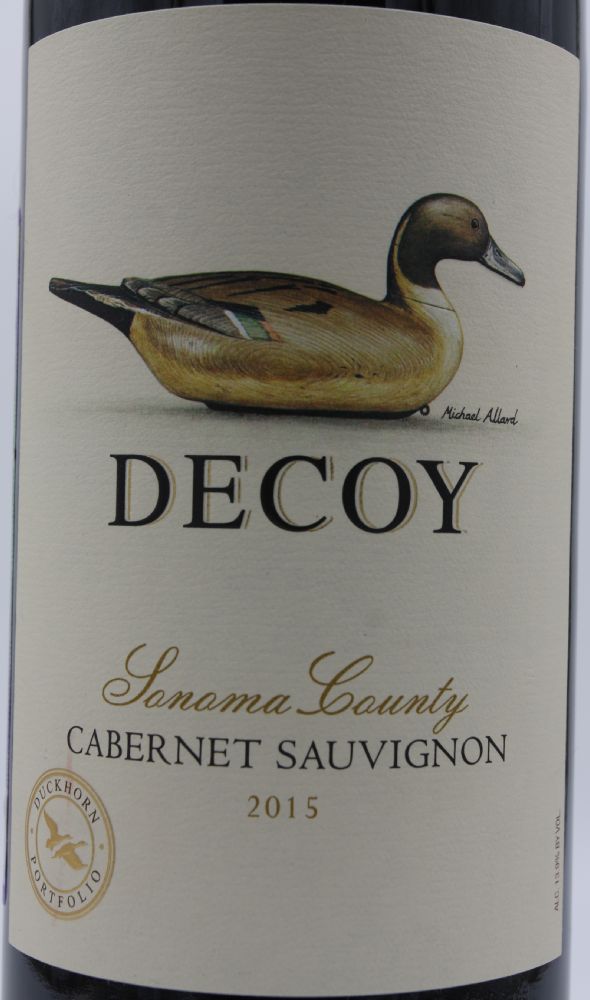 Duckhorn Wine Company Decoy Cabernet Sauvignon Sonoma County 2015, Main, #7962