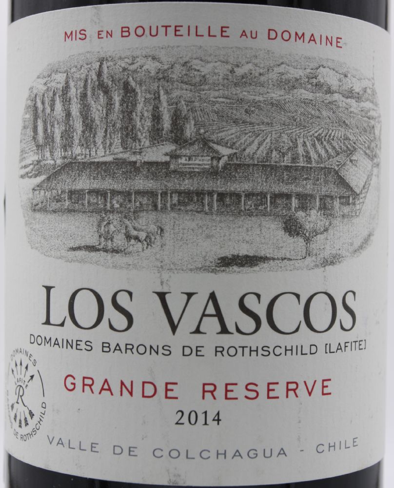 Viña Los Vascos S.A. Los Vascos Domaines Barons de Rothschild (Lafite) Grande Reserve D.O. Colchagua Valley 2014, Main, #8021