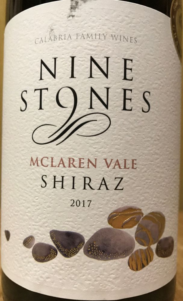 Calabria Family Wines Pty Ltd Nine Stones Shiraz McLaren Vale 2017, Main, #8054