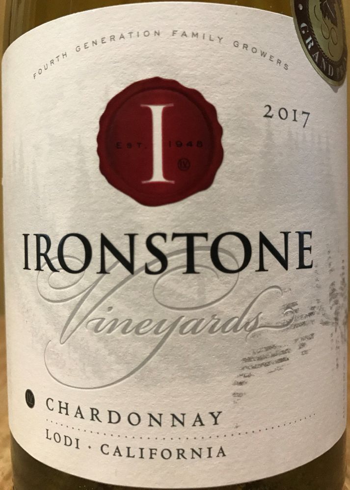 Ironstone Vineyards Chardonnay AVA Lodi 2017, Main, #8061