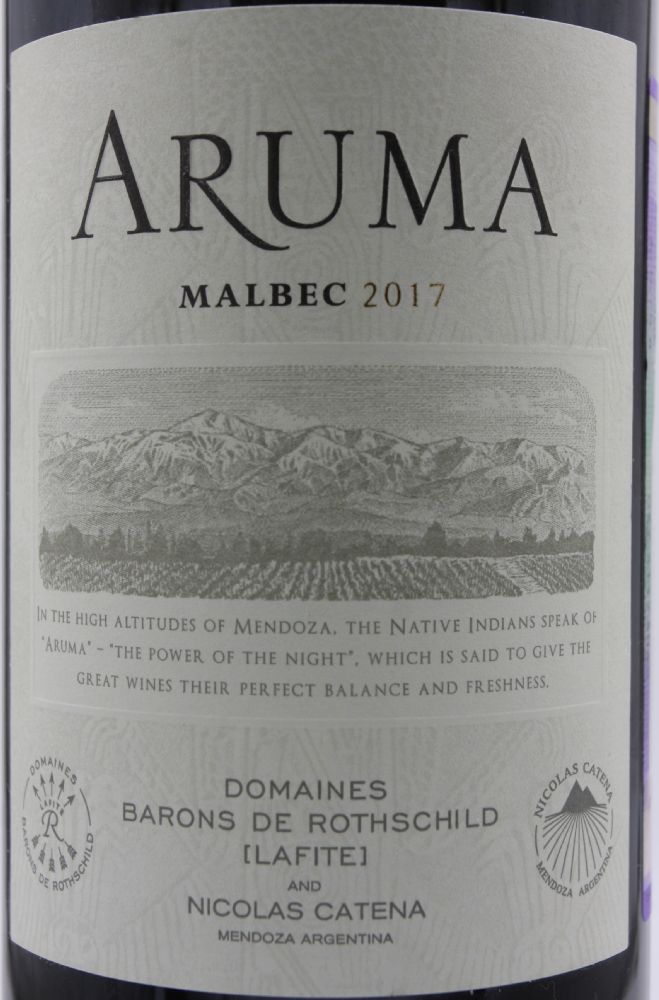 Bodegas Caro S.A. Aruma Malbec 2017, Main, #8088