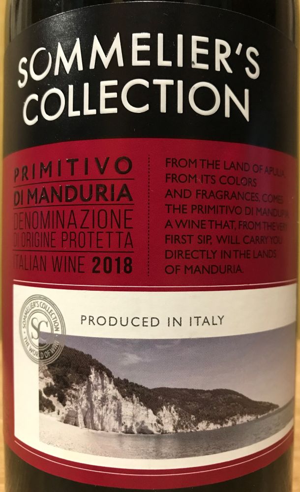 Lorusso Michele SAS Sommelier's Collection Primitivo di Manduria DOC 2018, Main, #8110