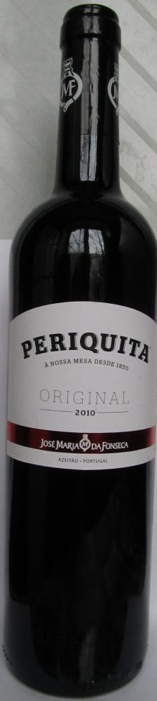 José Maria da Fonseca Vinhos S.A. Periquita Original Vinho Regional Penísula de Setúbal 2010, Front, #815