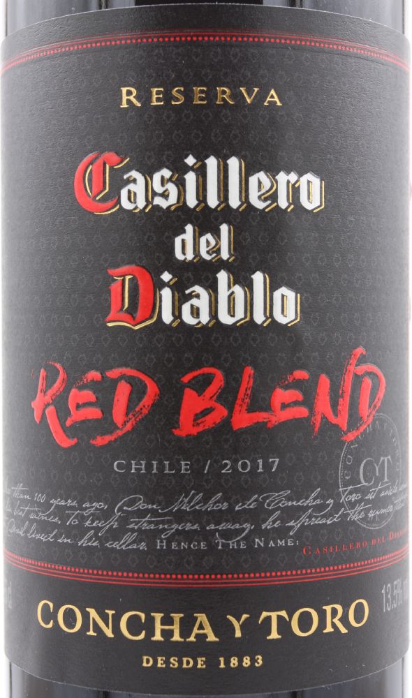 Viña Concha y Toro S.A. Casillero del Diablo Reserva Red Blend 2017, Main, #8160