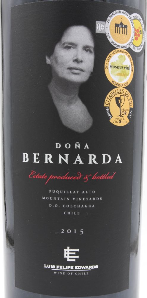 Viña Luis Felipe Edwards Doña Bernarda D.O. Colchagua Valley 2015, Main, #8169