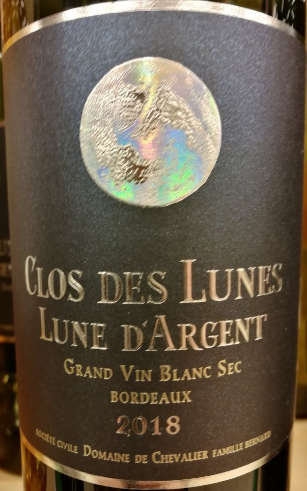 S.C. Domaine de Chevalier Clos des Lunes Lune d'Argent Bordeaux AOC/AOP 2018, Main, #8175