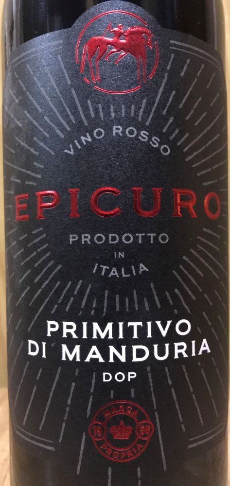 Femar Vini S.r.l. Epicuro Primitivo di Manduria DOC 2018, Main, #8230