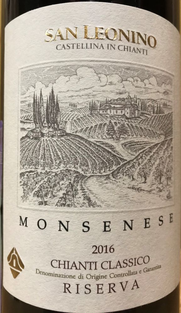 San Leonino Società Agricola a r.l. Monsenese Chianti Classico Riserva DOCG 2016, Main, #8252