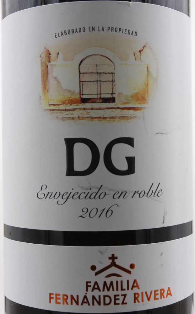 Bodegas y Viñedos Fernández Rivera S.L. DG Envejecido en roble IGP Castilla y León 2016, Main, #8384