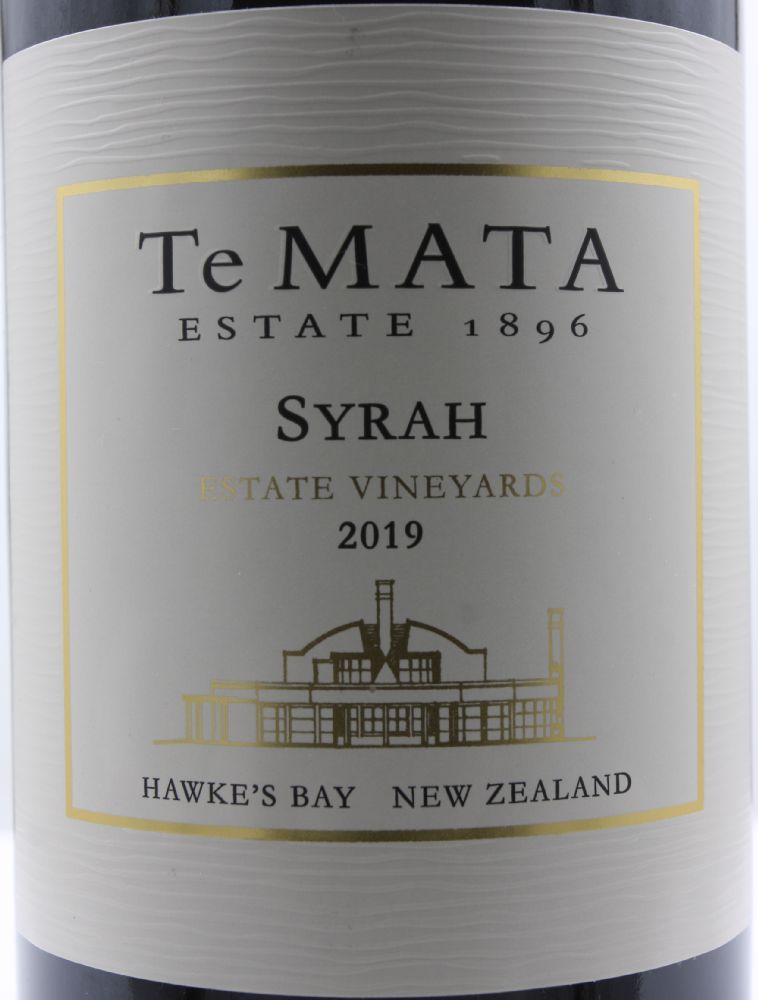 Te Mata Estate Winery Ltd Estate Vineyards Syrah Hawke’s Bay 2019, Main, #8439