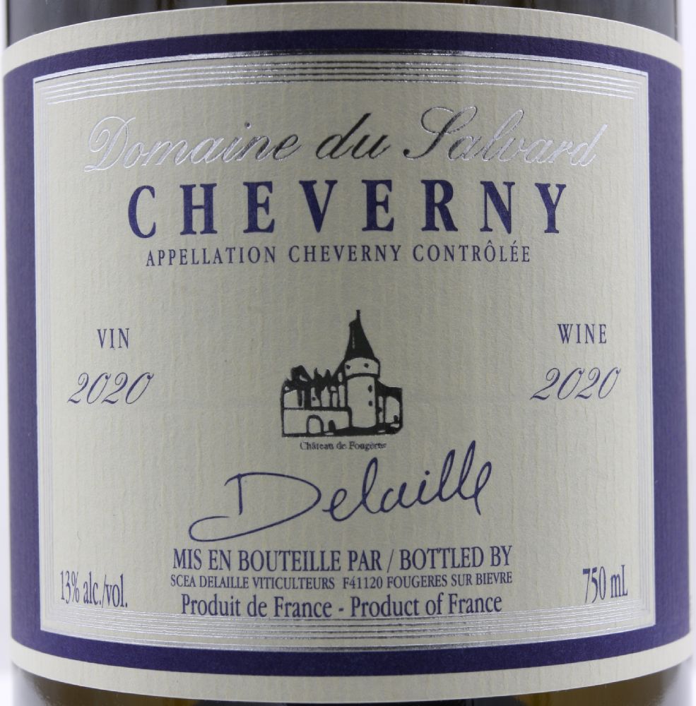 SCEA Delaille Viticulteur Domaine du Salvard Cheverny AOC/AOP 2020, Main, #8506