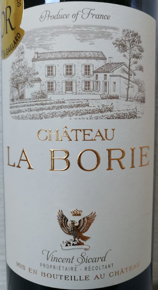 SCEA Domaine de La Borie Château La Borie Bordeaux AOC/AOP 2019, Main, #8521