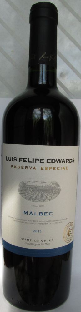Viña Luis Felipe Edwards Reserve Especial Malbec 2011, Main, #854